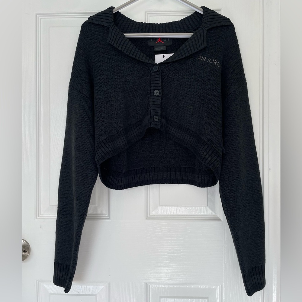 Air Jordan Women's Knit Cropped Cardigan (S)